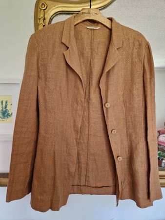 Original Krizia Designer Leinenjacke