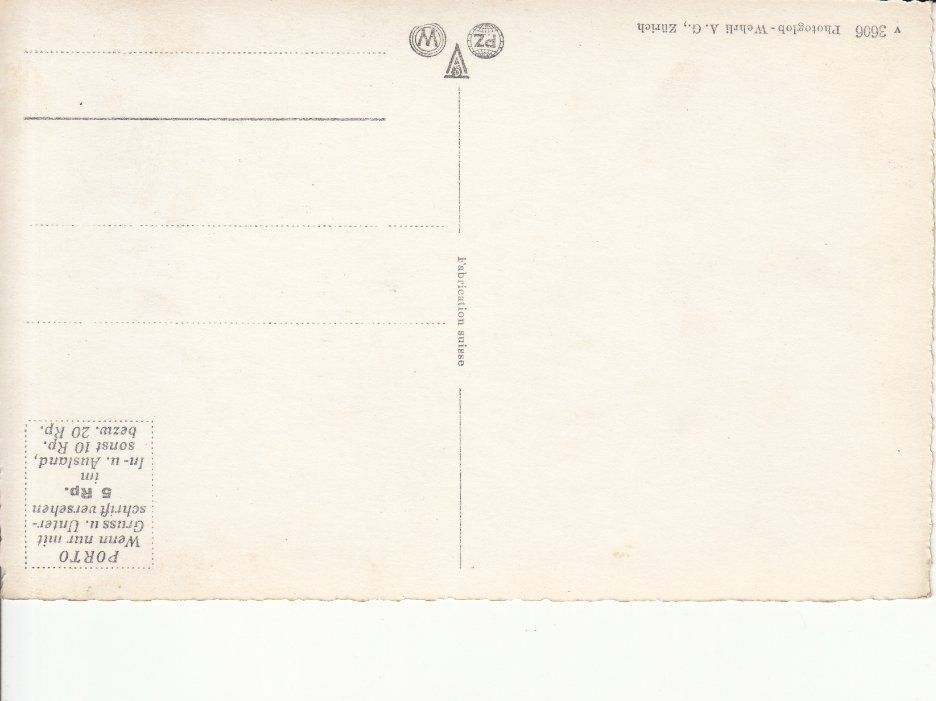 Cartoline postali: Luzern Hofkirche ca. 1950 – Usato da Bürglen TG venduto da StampGraf 1