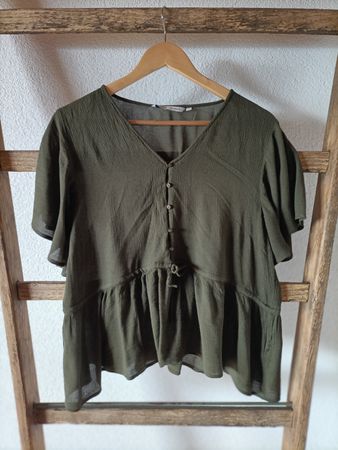  Bluse ONLY olivgrün Grösse XL