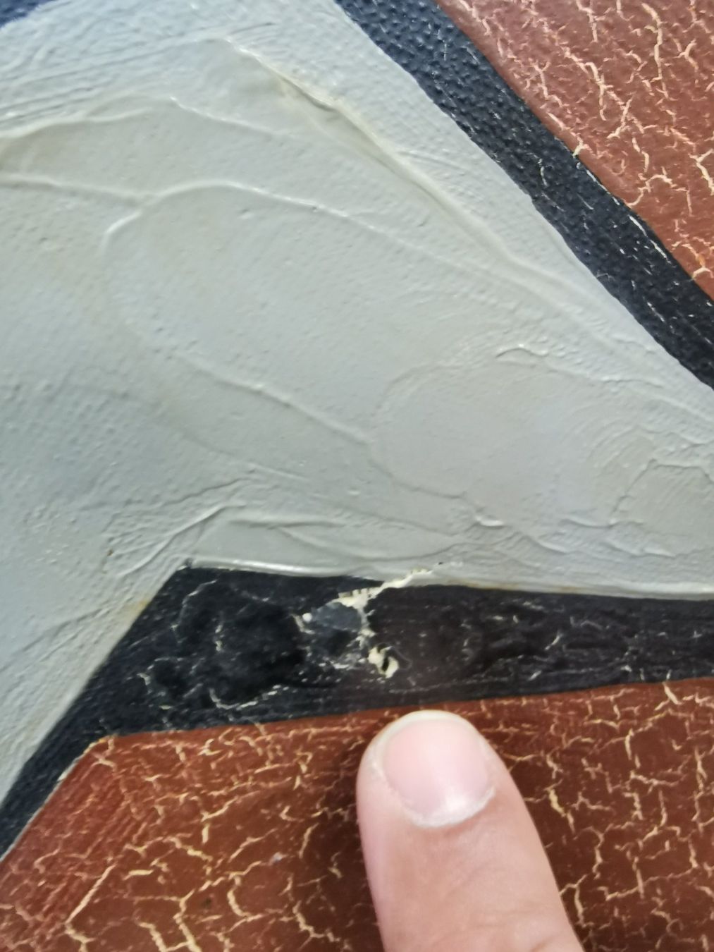 Gemälde: HUILE SUR TOILE SIGNÉE ET DATÉE 58 – Gebraucht aus Genève von Qanil77 4