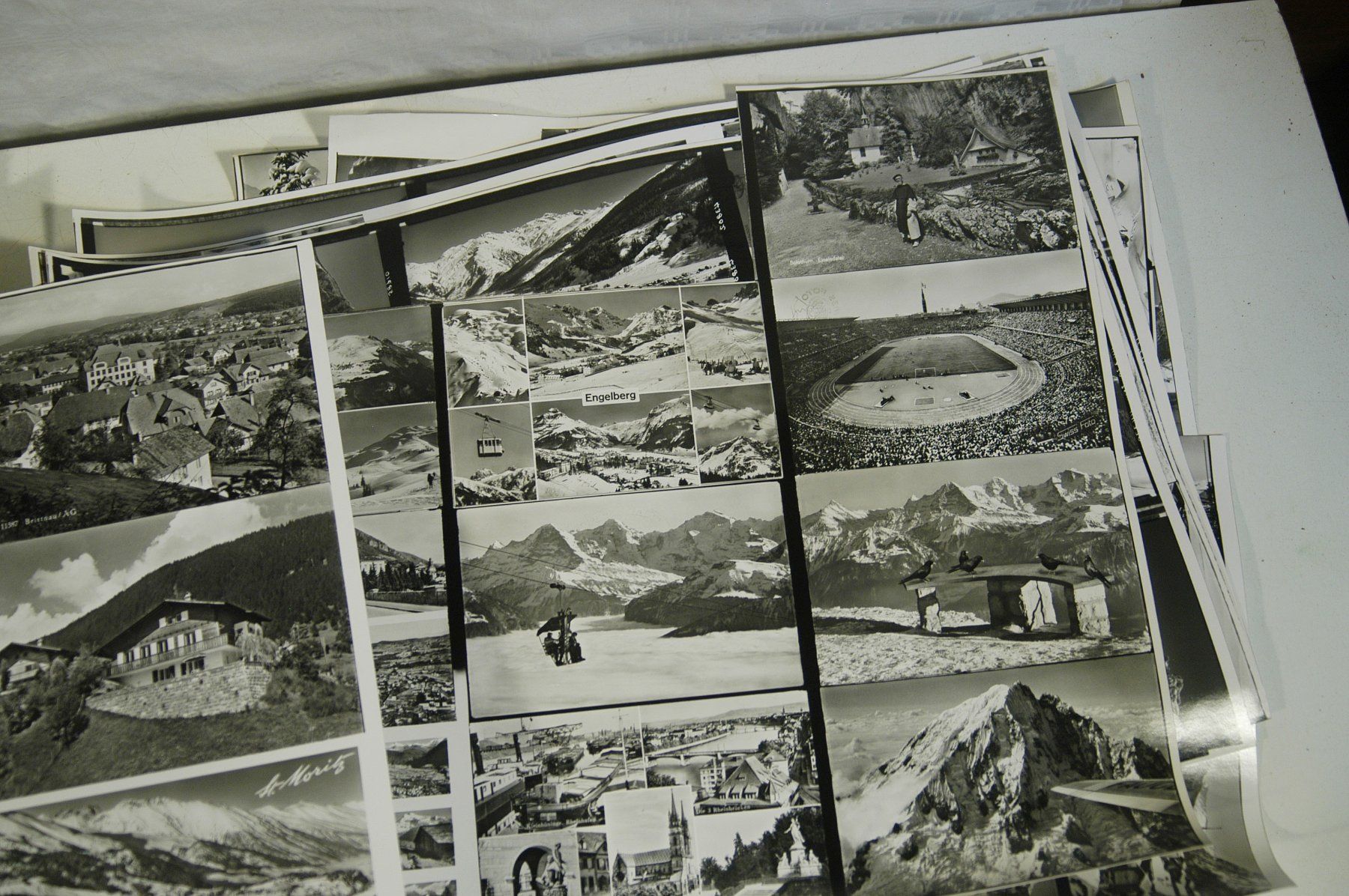 Ansichtskarten: Postkartenbögen ca. 80 Stück – Gebraucht aus Herisau von Wisen 7