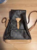 Louis Vuitton Rucksack Monogram Canvas Leder braun Paris