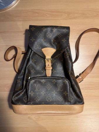 Louis Vuitton Rucksack Monogram Canvas Leder braun Paris