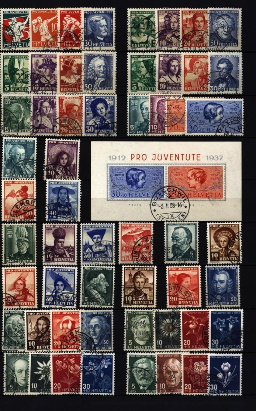 Alle Briefmarken: Pro Juventute Slg.-1978 +2 Blocks(PJ580) – Gebraucht aus Seuzach von Philahits 1
