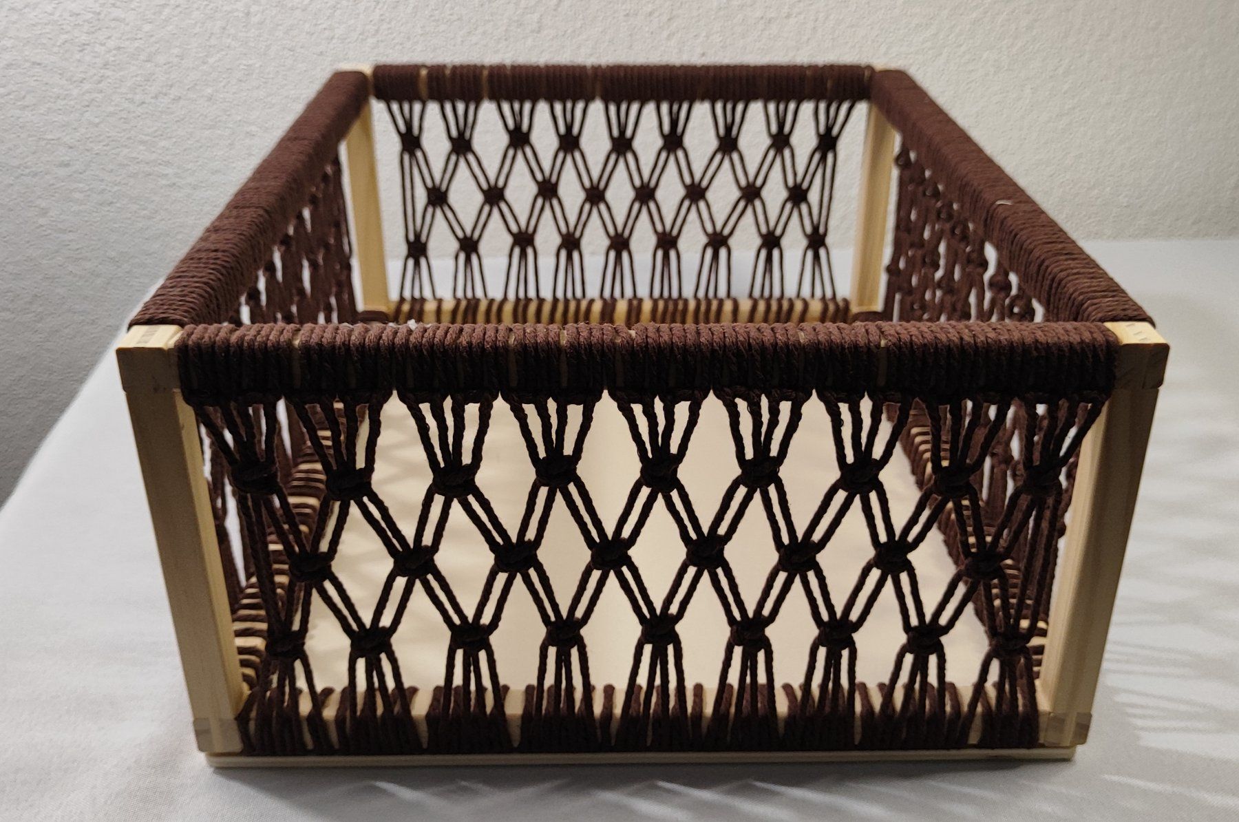 Accessori: Makramee Korb braun – Nuovo e nell'imballaggio originale da Männedorf venduto da mes_7725 1