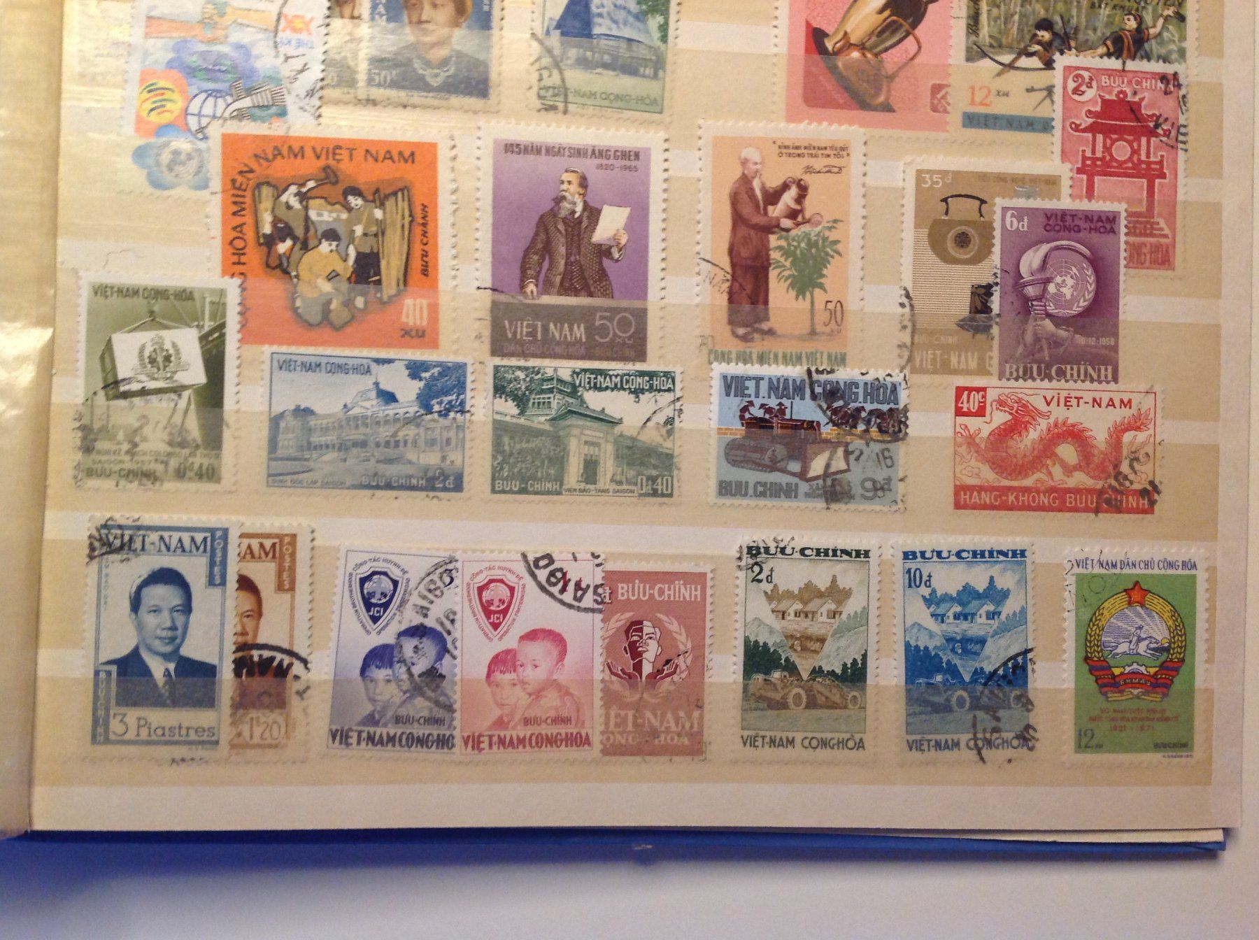 Tutti i francobolli: timbre - Briefmarke Vietnam 27.8.5 – Usato da Vuiteboeuf venduto da broticaire 6