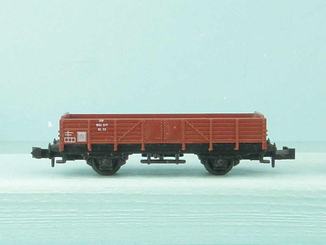 Trix Modellini di ferrovie: Trix Roco Spur N 3 X Flachwagen – Usato da Bülach venduto da Albitrain 2