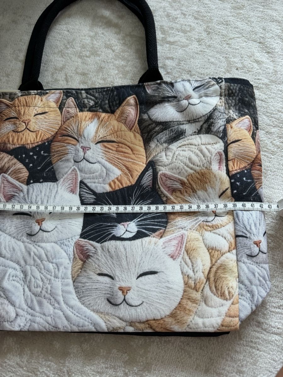 Taschen für Damen: Tote Bag Cat Print – Neu und originalverpackt aus Zürich von di_archive 1