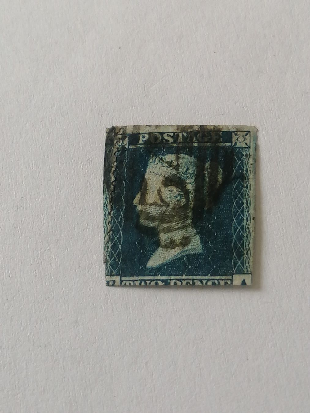 Tutti i francobolli: Two Pence Blue 1855  – Usato da Happerswil venduto da tschergi
