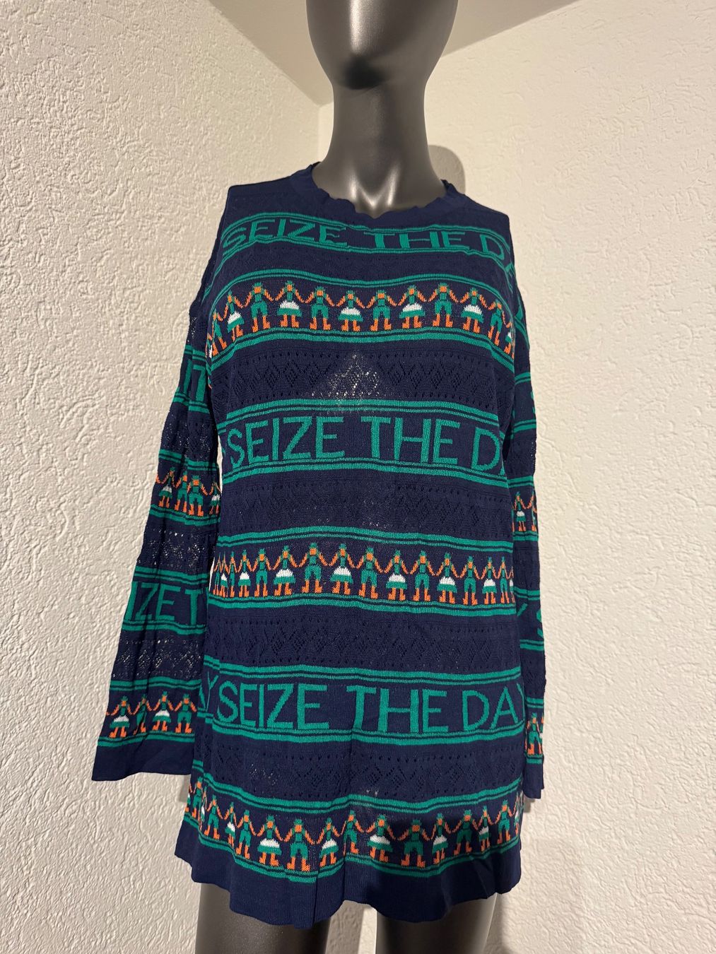 Pulls & Sweat-shirts: Damen Strick Pulli Pullover Gr. M Blau Grün – D'occasion à Frenkendorf par Style365