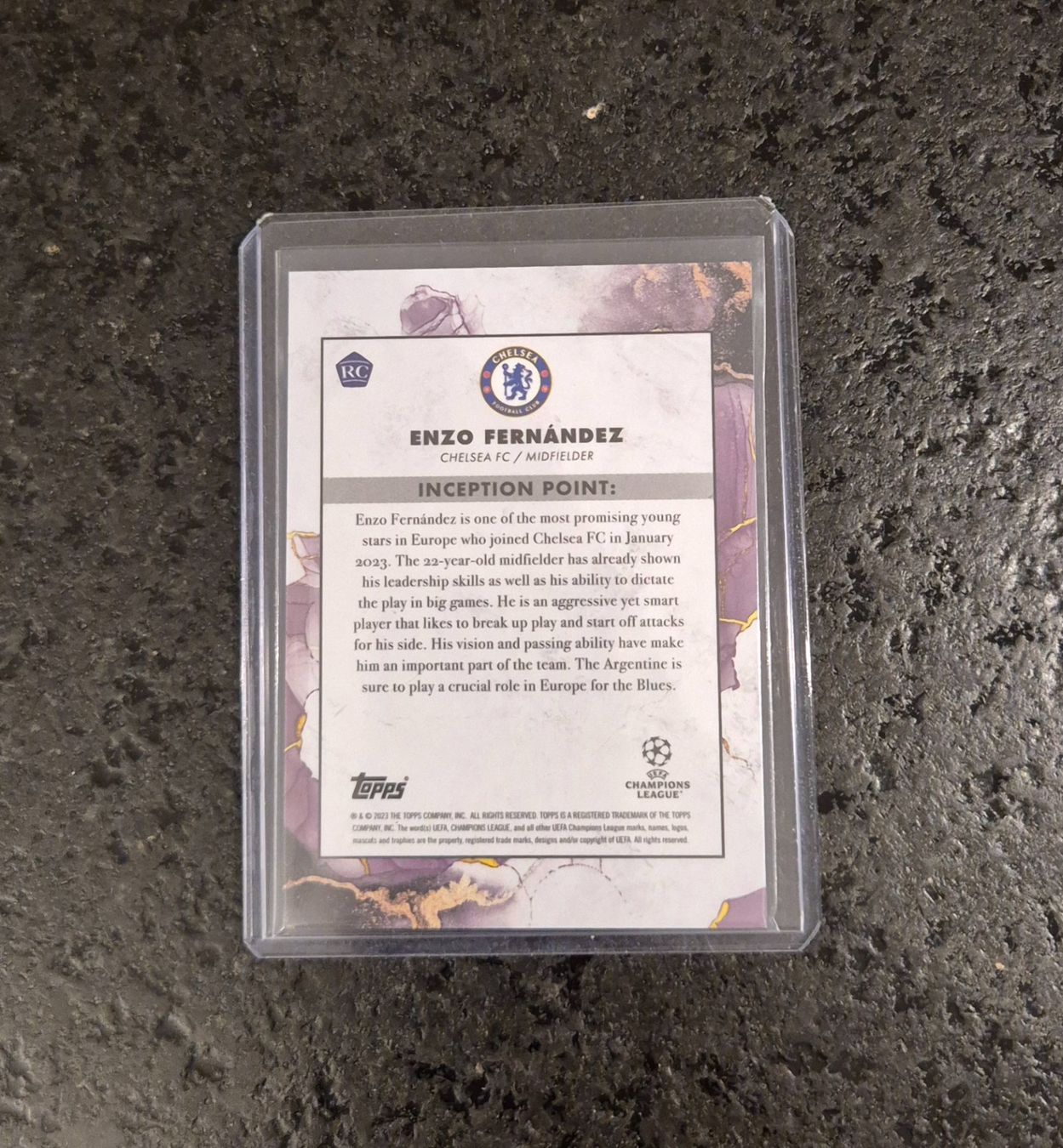 Topps Sammelbilder & Trading cards: Enzo Fernandez RC /150 - Chelsea - Topps – Neu (gemäss Beschreibung) aus Burg AG von Danoe 1