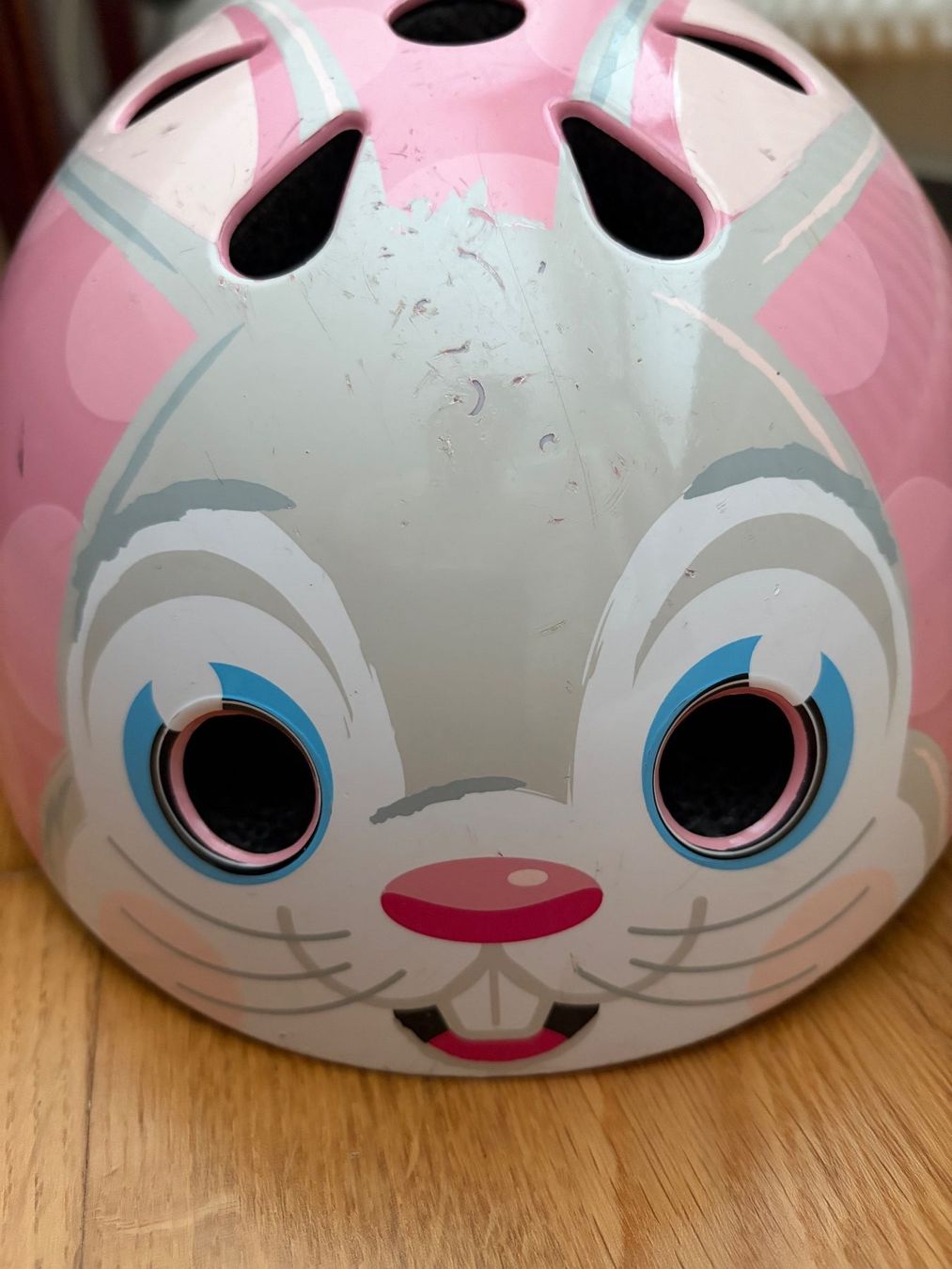 Caschi: Kinderhelm, rosa, Mikimoto, Hasen-Design, Größe 48/53 – Usato da Zollikon venduto da Ostendo 1