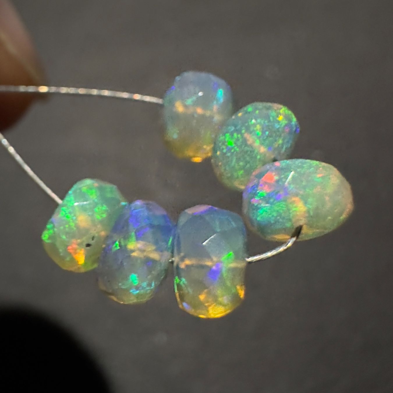 Pietre preziose: 2.75 ct - Natural Ethiopian Opal Beads - 6 Pcs – Nuovo (secondo la descrizione) da Zürich venduto da Yoohooz 1
