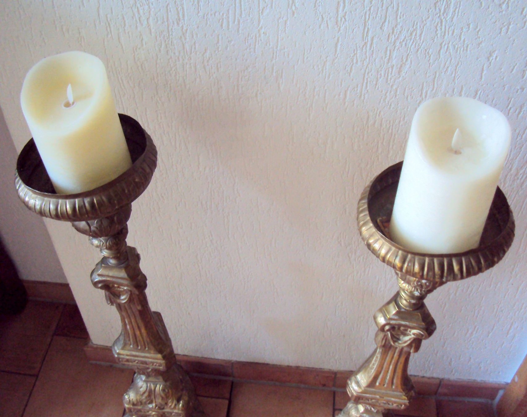 Portacandele: Kerzenständer 1 Paar antik  - VINTAGE - – Usato da Altendorf venduto da maincid 1