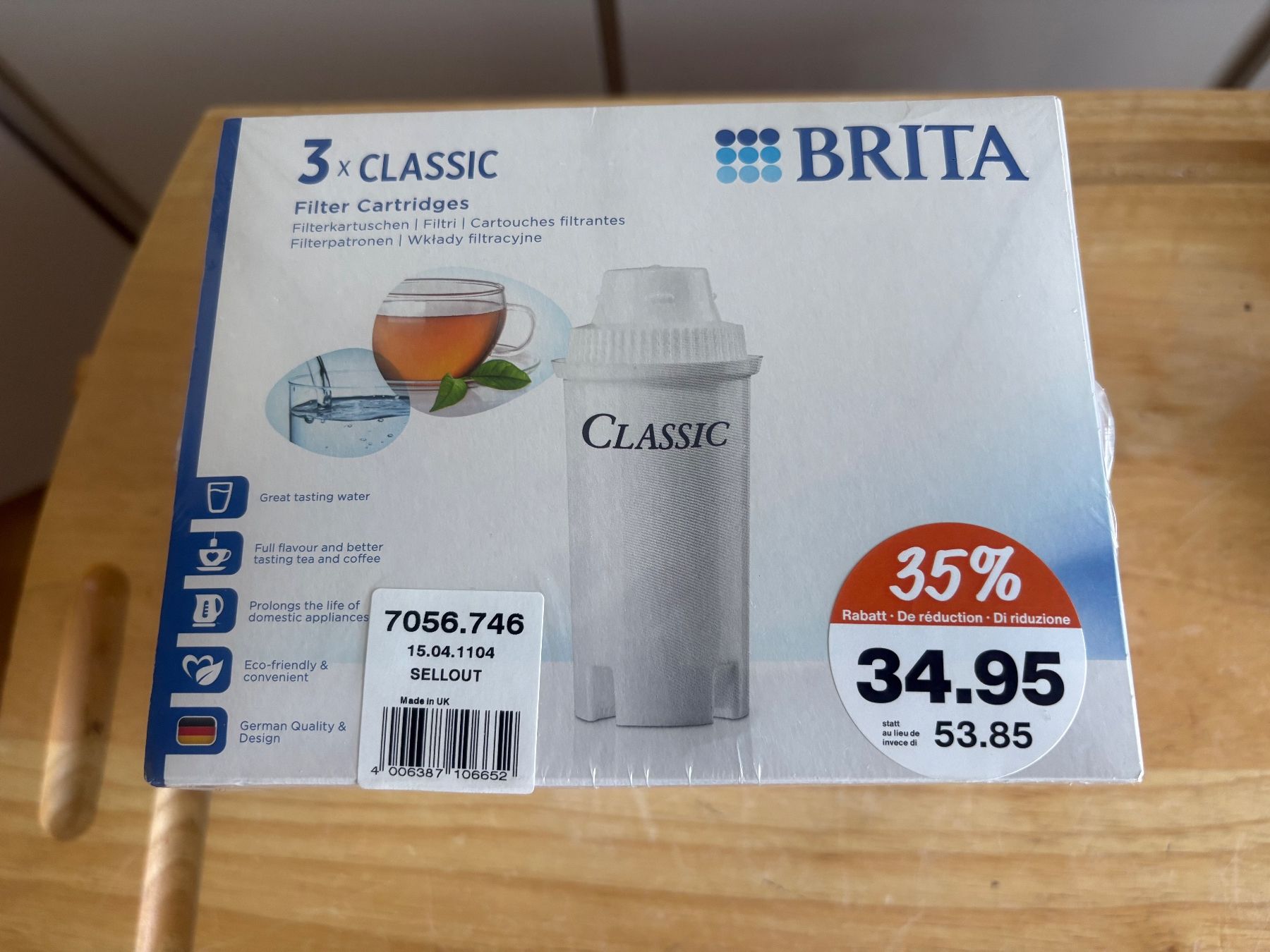 Installations sanitaires: Brita Classic Filterkartuschen 3 Stück Neu – Neuf avec emballage d'origine à Frick par Rukki
