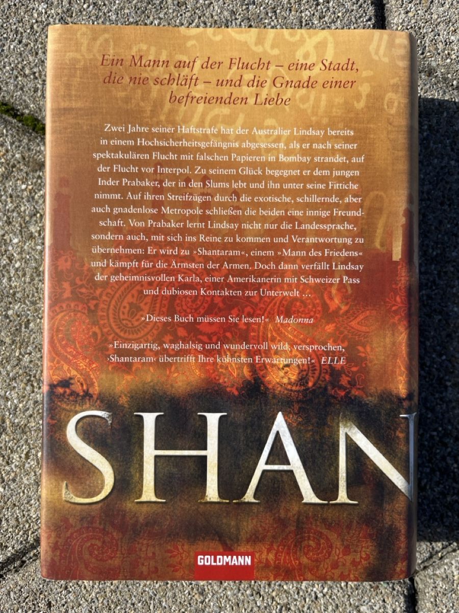 Libri: Shantaram, Gregory David Roberts – Usato da Bern venduto da India1960 1
