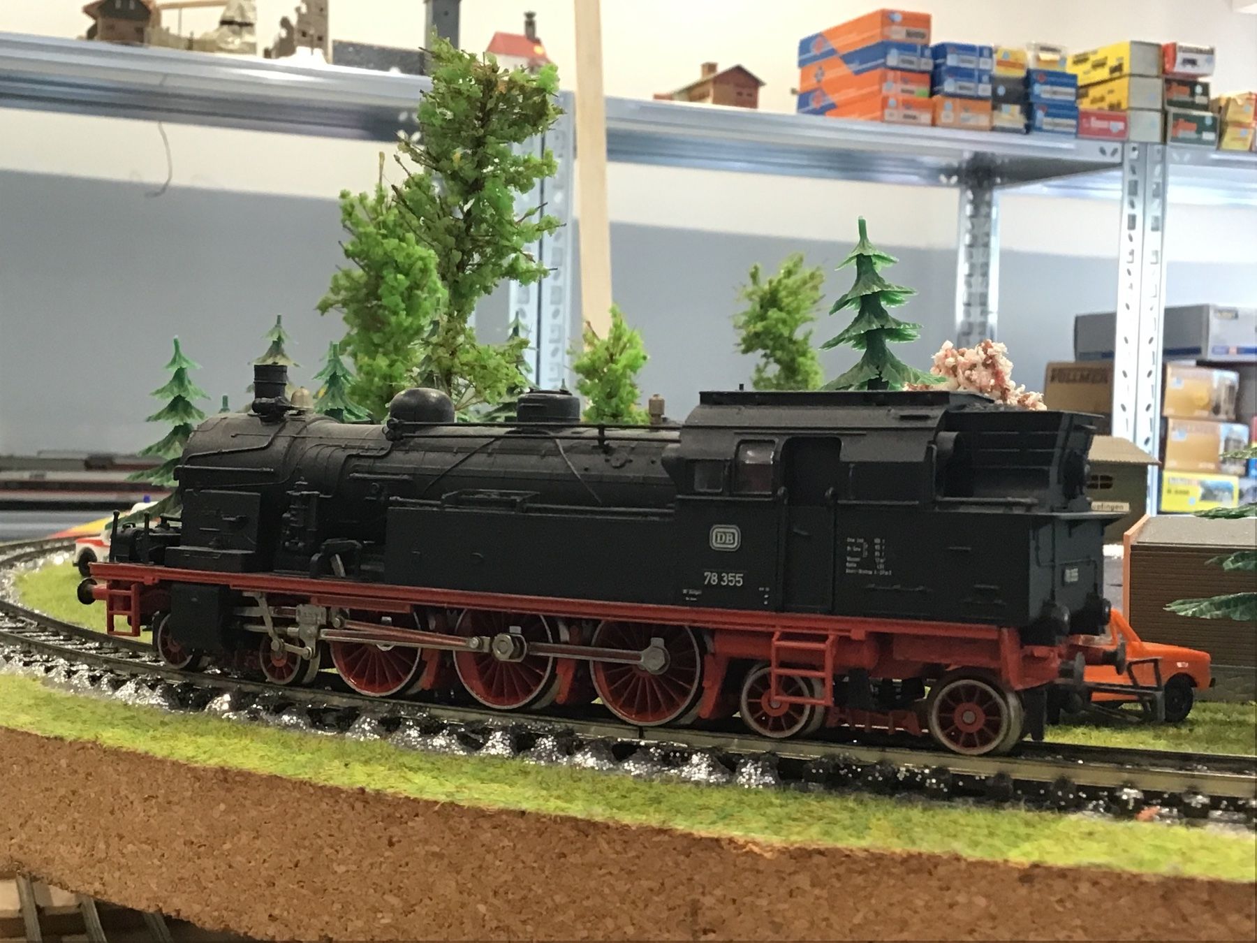 Märklin Modellini di ferrovie: Märklin H0 3106 Dampflok BR 78 DB, – Usato da Männedorf venduto da Modellbau-wyss 1