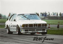 Autogramm Walter Brun DTM Mainz-Finthen 1984