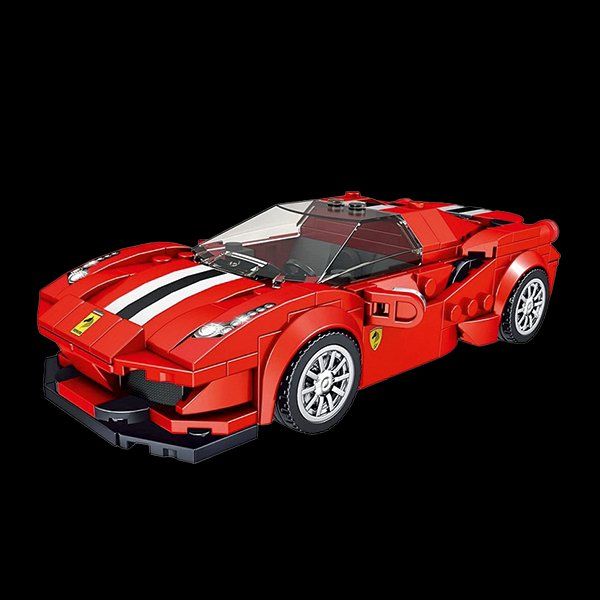 Mould King Kit di costruzioni: Mould King: Ferrari 488 / 27006 – Nuovo e nell'imballaggio originale da Meisterschwanden venduto da Bigi1 1