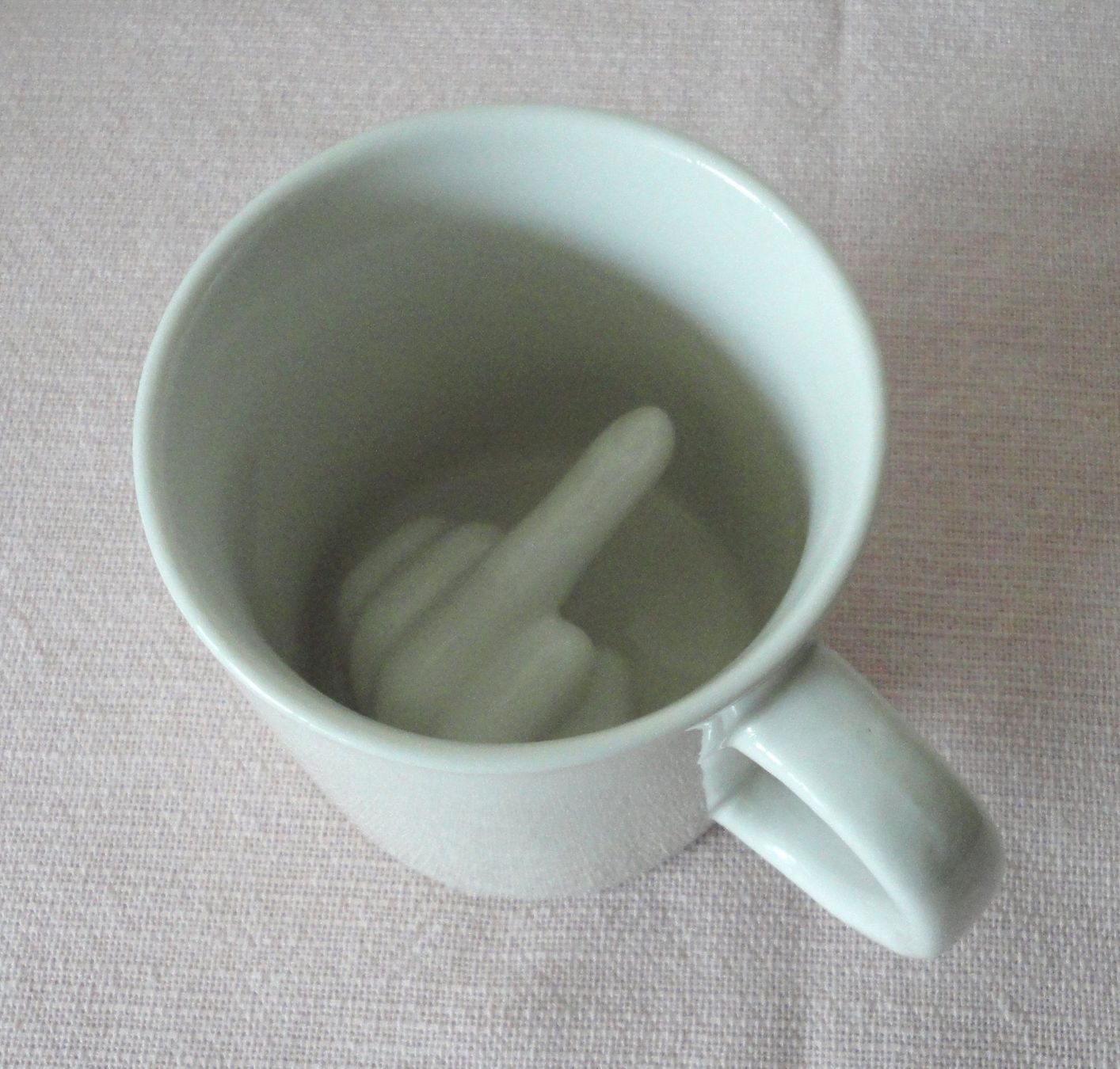 Tassen: Keramik-Tasse "Stinkefinger" 2,5dl – Neu (gemäss Beschreibung) aus zürich von parts5060 1