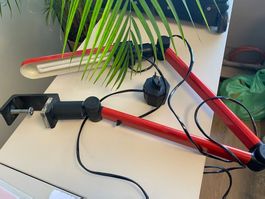 Büro- und Werkstatt-Lampe ! Befestigung mit Schraubzwinge !