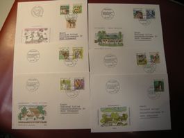 1990/1995 TIERE I +II, ALLE AUSGABEBRIEFE