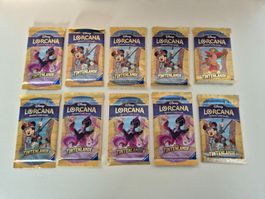 Disney Lorcana Booster, Die Tintenlande, Deutsch! TCG
