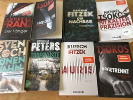 8 Taschenbuch Thriller von Fitzek, Tsokos, Peters