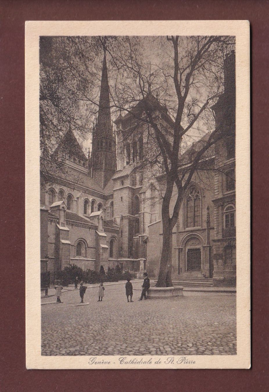 Cartoline postali: GENEVE - St. Pierre - 1915 – Usato da Pully venduto da nicecards