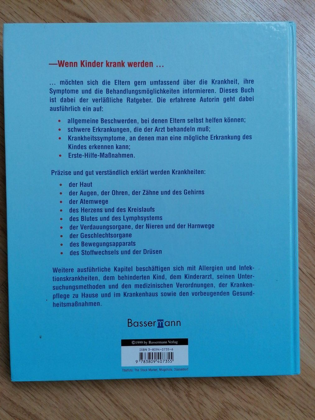 Livres: Buch Kinderkrankheiten – D'occasion à Büttikon AG par Amineah 1