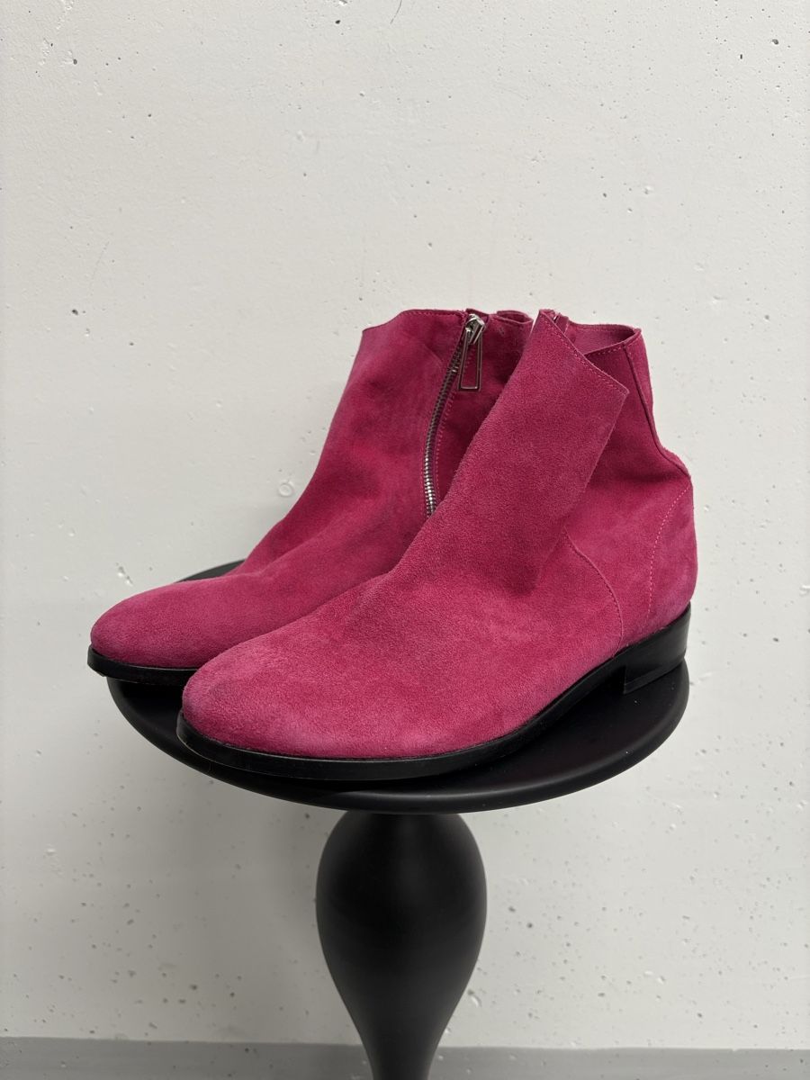 Paul Smith Damenschuhe: Pinke Paul Smith Wildleder Ankle Boots Gr. 39 – Neu (gemäss Beschreibung) aus Regensdorf von secondchancefashion