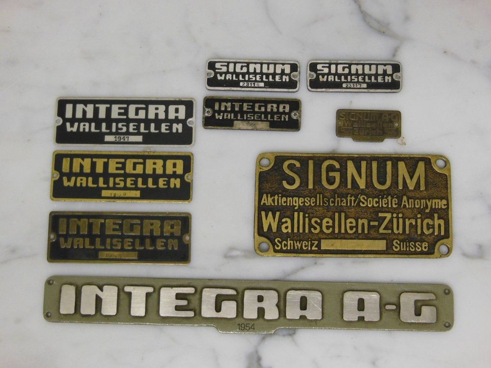 9 Stk. Integra, Signum, Wallisellen Kaufen auf Ricardo