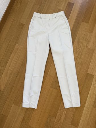 Elegante Hose H&M 36 Grösse S Taupe Offwhite Slacks