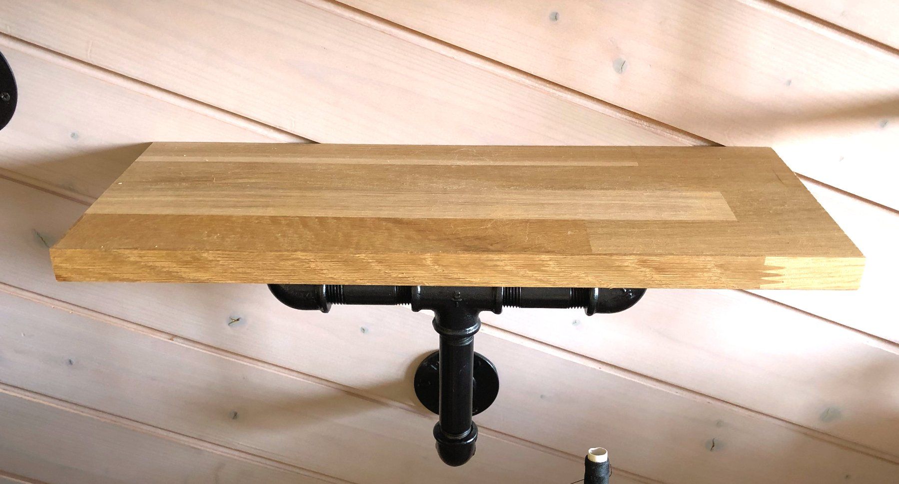 Regale: Wandregal im Industriestyle mit Eichenholzplatten – Gebraucht aus Rüti ZH von Jasna89 3