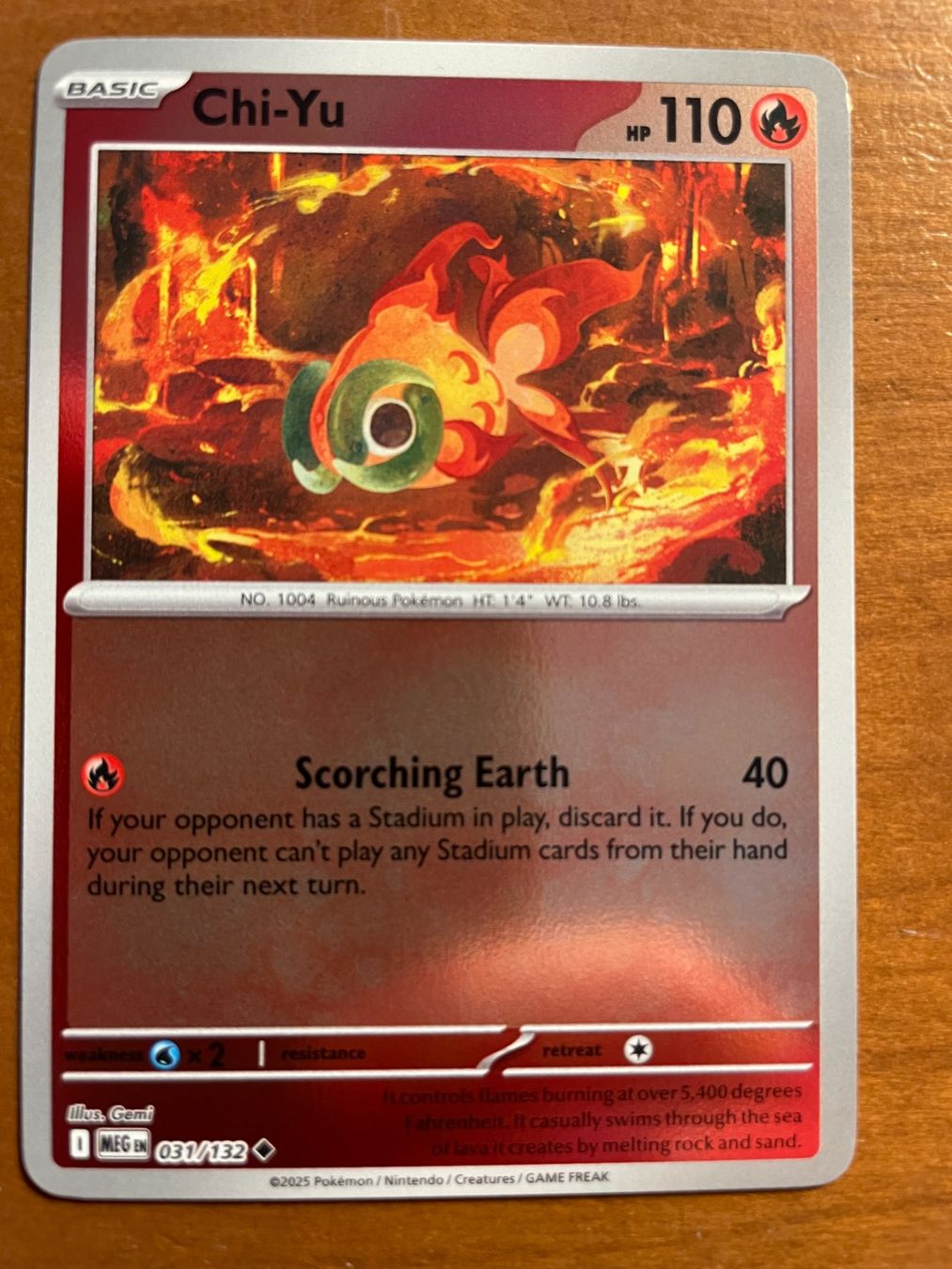 Pokémon Carte collezionabili: Pokemon Chi-Yu Reverse (Versand gratis) – Nuovo (secondo la descrizione) da Chur venduto da Angerson