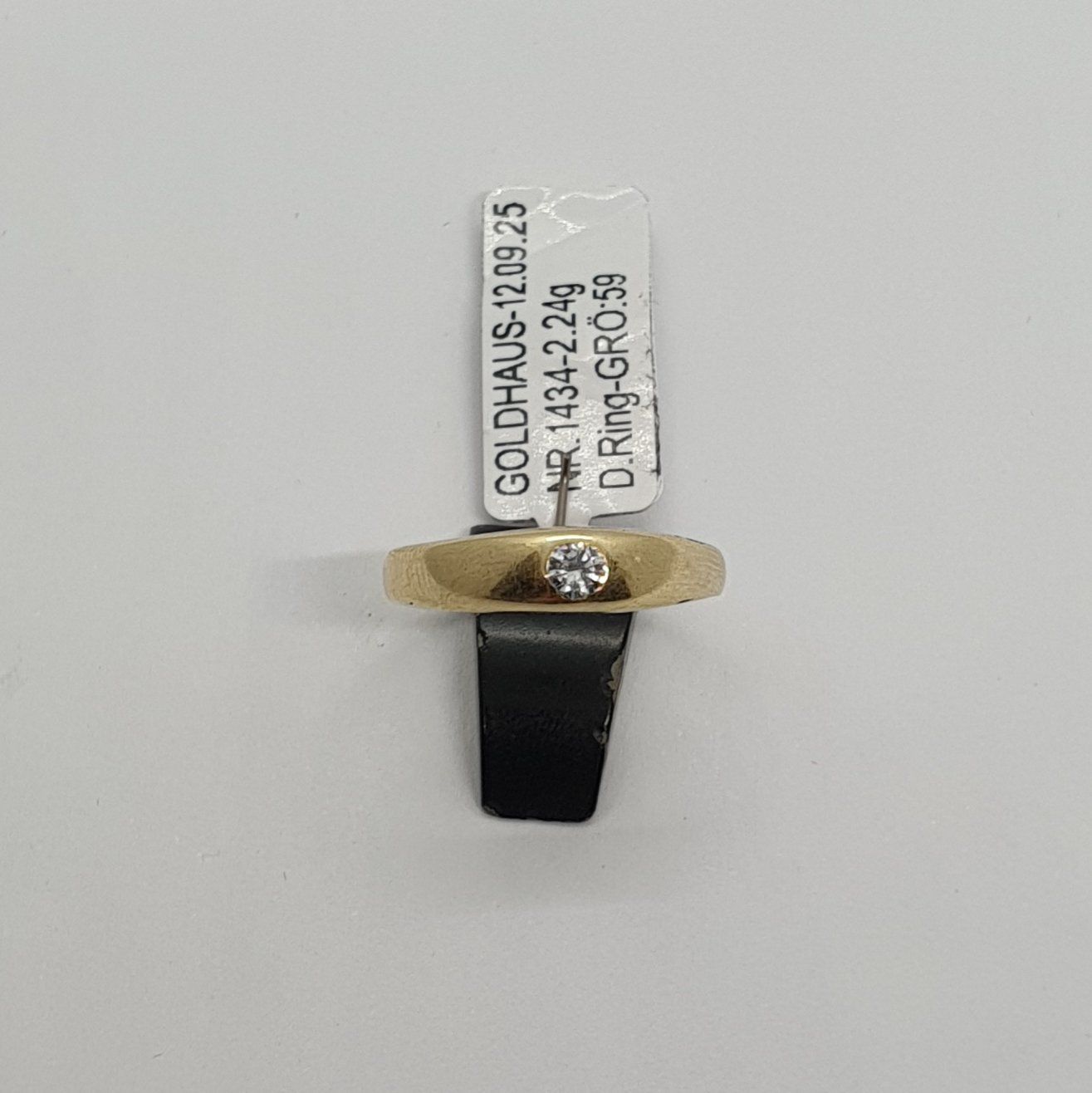 Anelli: Echt 14K Gold - Diamant Ring – Usato da Luzern venduto da Luzern-Goldhaus