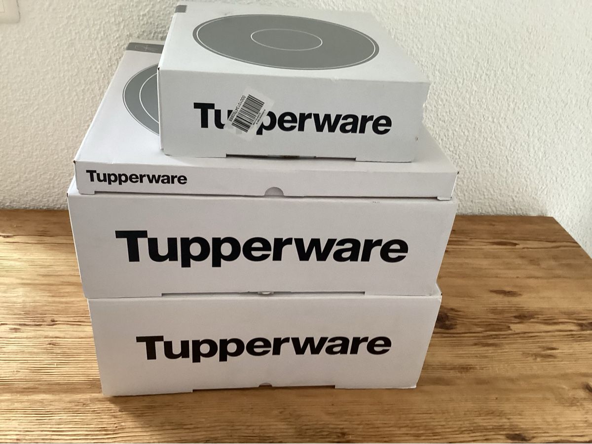 Tupperware Behälter & Ähnliches: Tupperware-Set Aluminium 4 Stück, Soonderausgabe – Neu und originalverpackt aus Wassen UR von SABDOM 3
