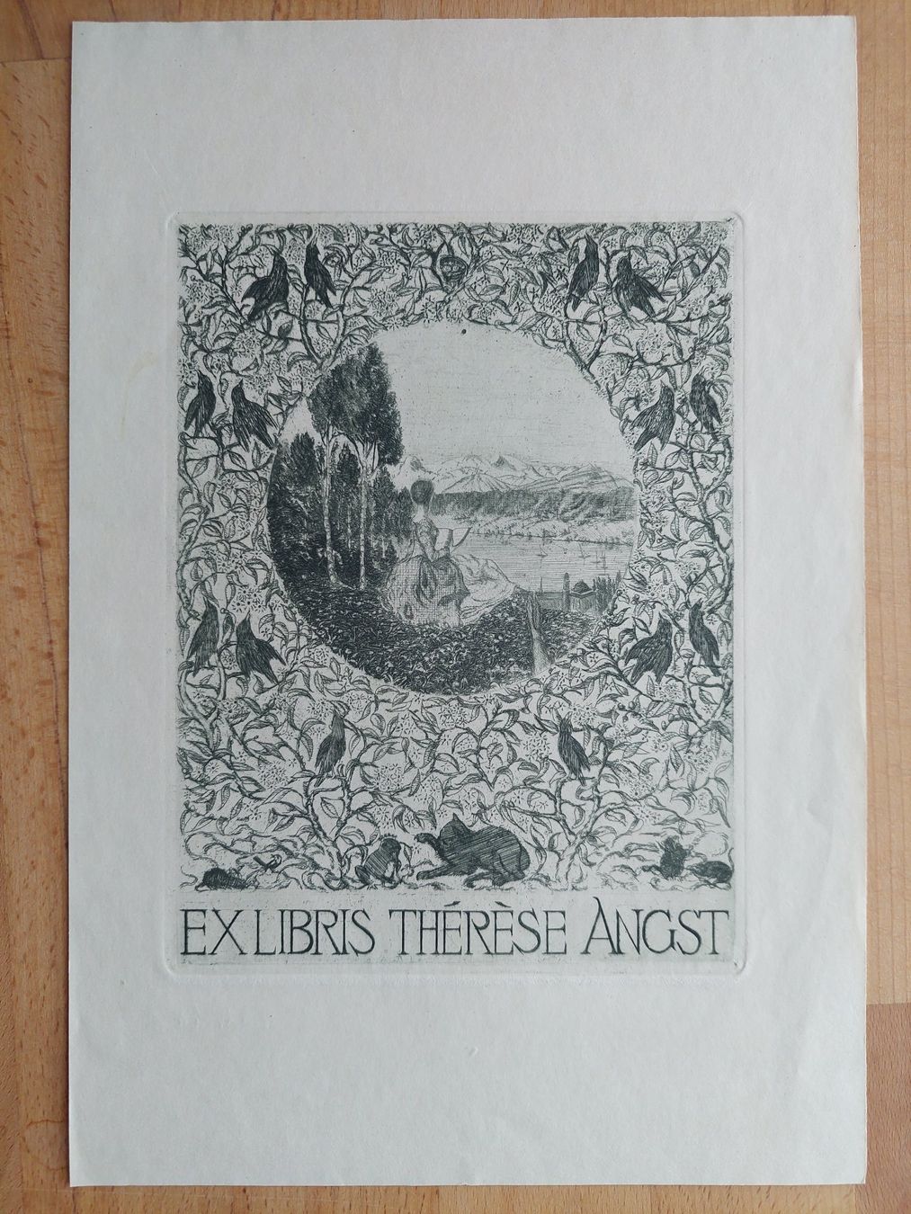 Dipinti: Exlibris Walter Kornhas - Original Radierung – Usato da Obfelden venduto da Knauserig2026 1