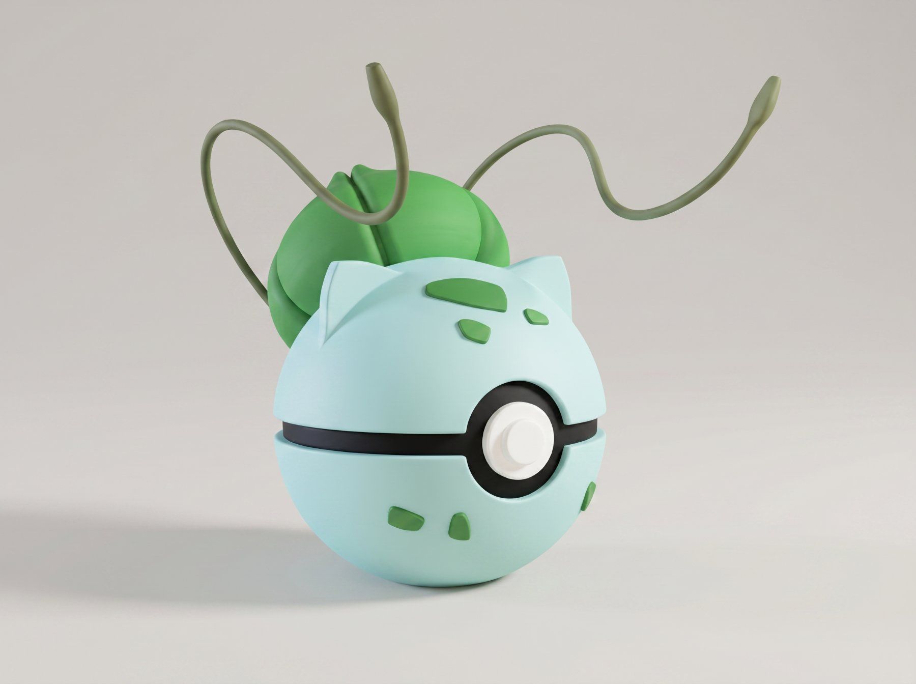Statuette: Pokeball Bulbasaur - 3D Printed – Nuovo (secondo la descrizione) da Ligornetto venduto da Nero_Forma_3D