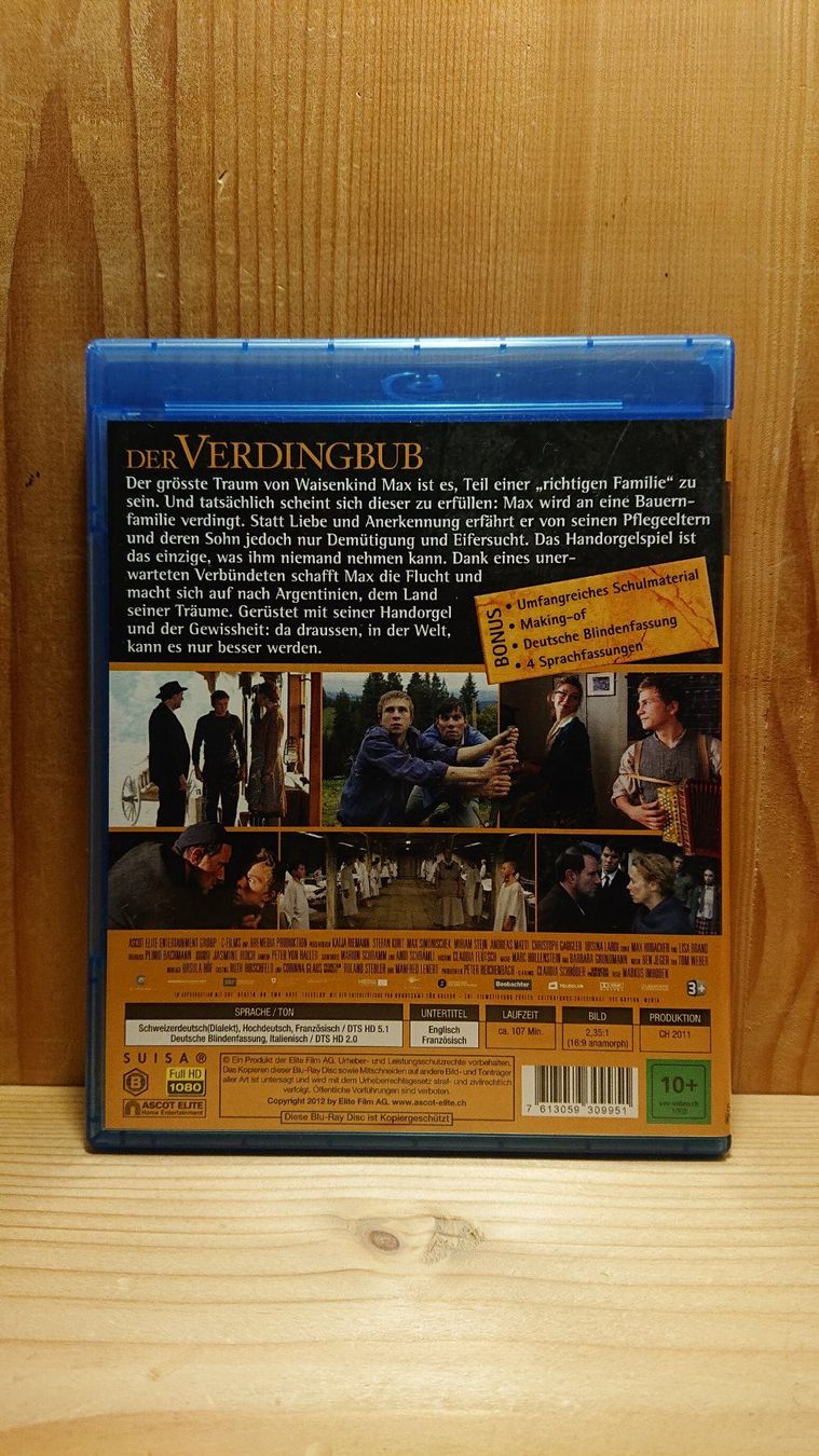 Tutti i DVDs: DER VERDINGBUB Blu-Ray – Usato da Wilderswil venduto da Exebub 1