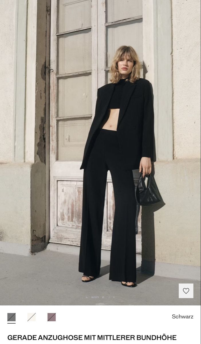 Mango Pantaloni: Anzughose schwarz von Mango – Nuovo e nell'imballaggio originale da Wallisellen venduto da lar_yl8d