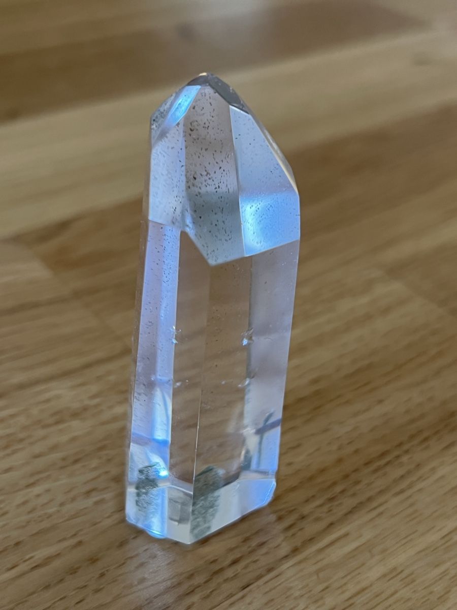 Pietre preziose: Bergkristall Obelisk geschliffen ca. 8 cm – Usato da Frick venduto da clembou