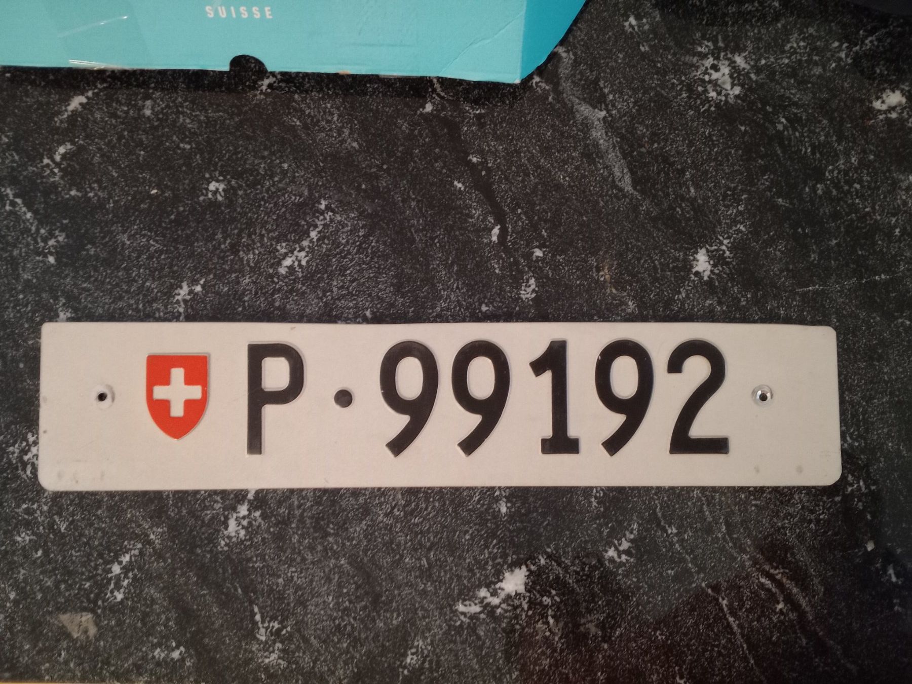 Insegne: Nummernschild Einzelschild PTT Post 99192 – Usato da Küttigen venduto da Melisch1000
