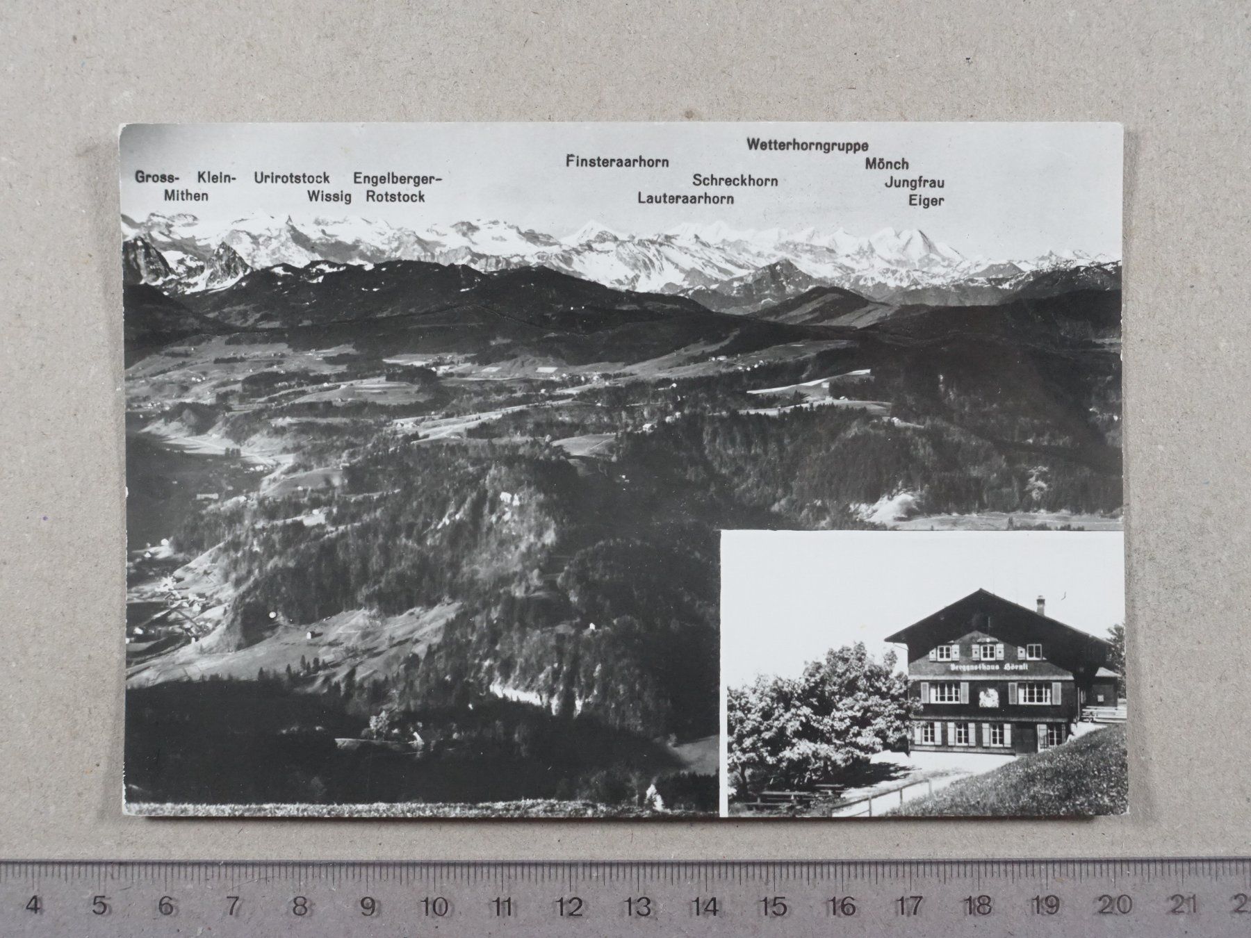 Cartoline postali: Hörnli Kulm, Tösstal – Usato da Lenzburg venduto da fh1