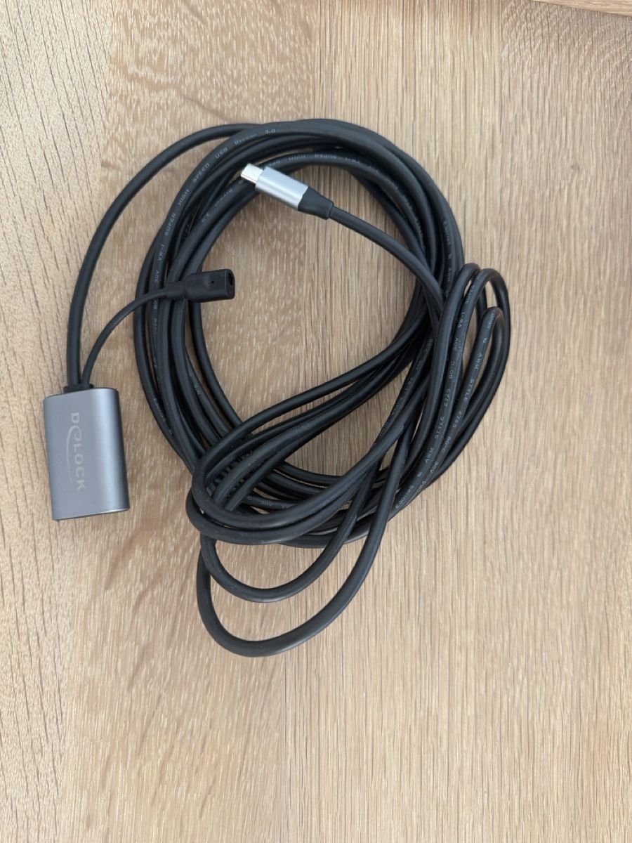 Cavi: Delock USB-C to USB-C adapter cable black 5m – Nuovo (secondo la descrizione) da Zug venduto da 7kpl_mas