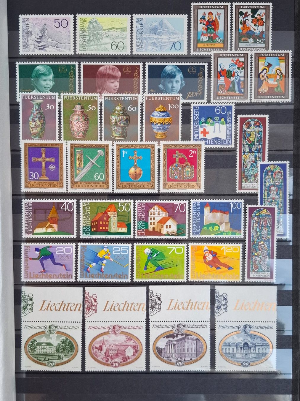 Tutti i francobolli: Liechtenstein 1960 - 1978. Postfrisch. – Nuovo (secondo la descrizione) da Schaffhausen venduto da Mea_85 2