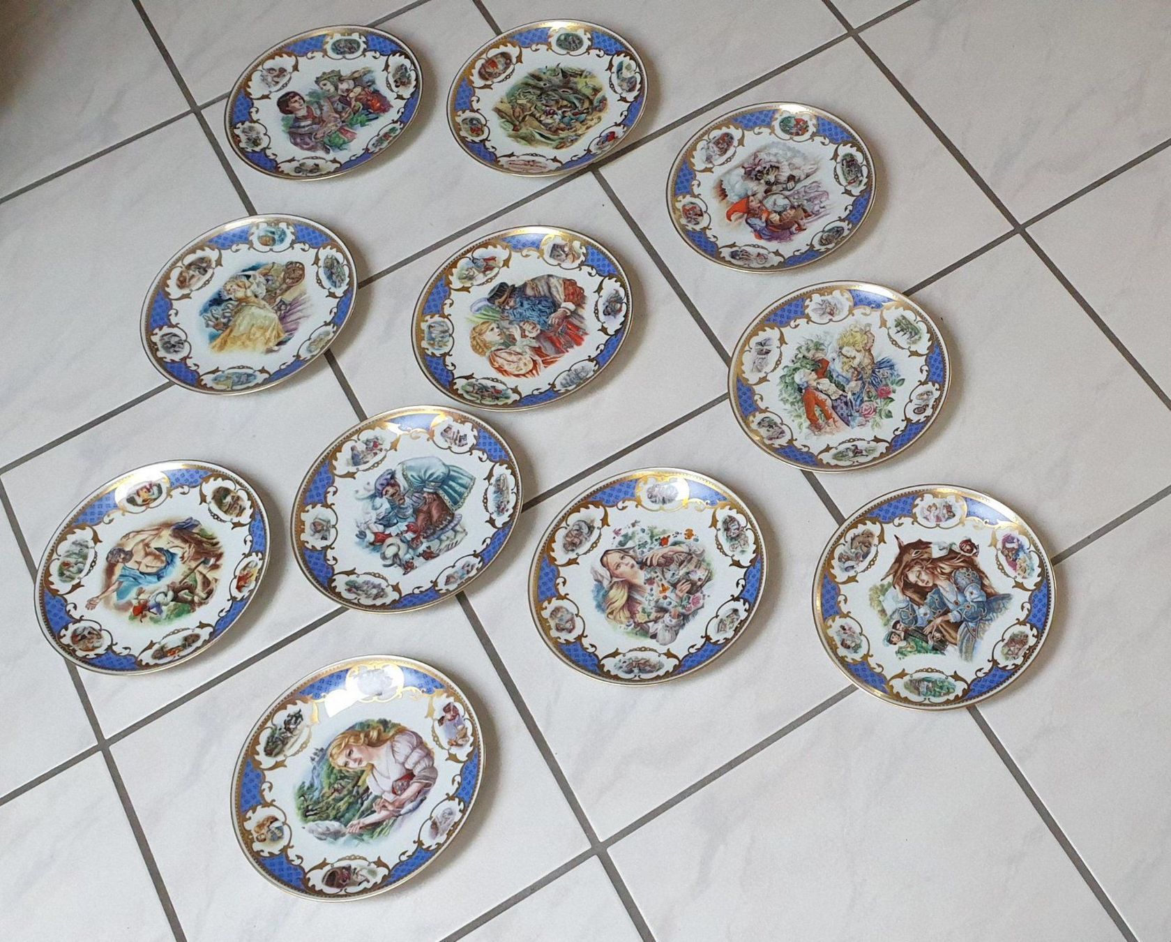 Teller: Grimm Märchen Porzelansammelteller – Neu (gemäss Beschreibung) aus Reichenburg von leomeisterleo