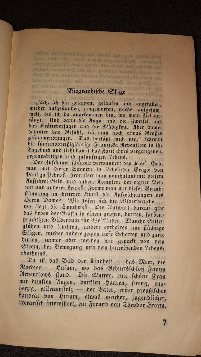 Libri: FRANZISKA GRÄFIN ZU REVENTLOW – Usato da zürich venduto da gabab 5