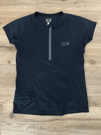 Damen T-Shirt Mountain Hardwear Schwarz Grösse S mit Reissve