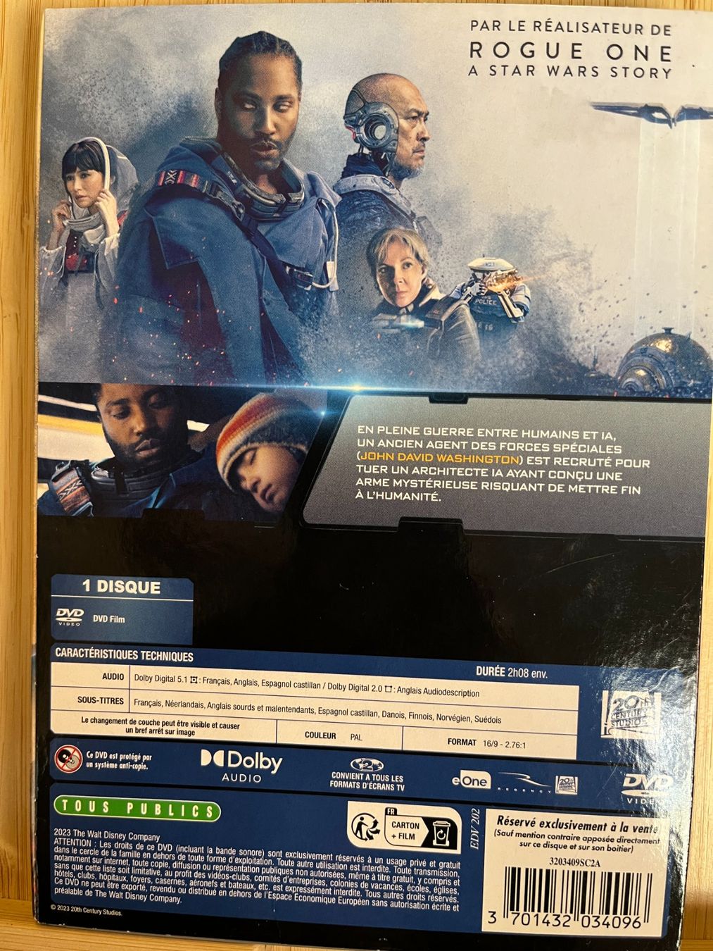 Tutti i DVDs: The Creator (2023, DVD, Science-fiction) – Usato da Vevey venduto da zecollector 1